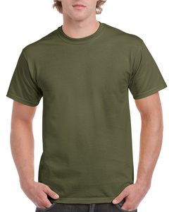 Gildan GD002 - T-shirt z ultrabawełny Militarna zieleń