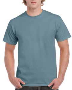 Gildan GD002 - T-shirt z ultrabawełny Kamienny niebieski
