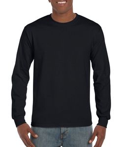 Gildan GD014 - Ultrabawełna, koszula z długim rękawem Czarny