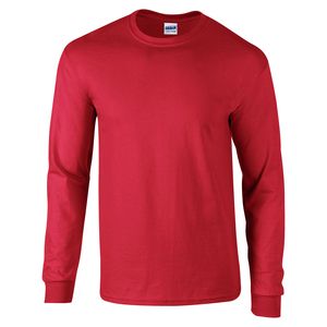 Gildan GD014 - Ultrabawełna, koszula z długim rękawem Czerwony