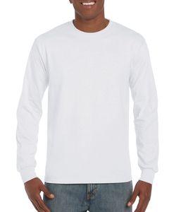 Gildan GD014 - Ultrabawełna, koszula z długim rękawem Biały