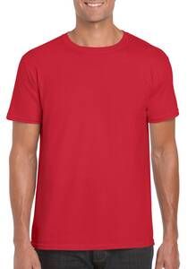 Gildan 64000 - Ring spun T-shirt Czerwony