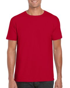 Gildan 64000 - Ring spun T-shirt Wiśniowo-czerwony