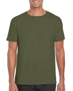 Gildan 64000 - Ring spun T-shirt Militarna zieleń