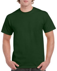 Gildan 5000 - Dekatyzowany T-shirt Zieleń lasu