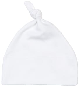 Babybugz BZ015 - Baby one-knot hat Biały