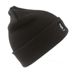 Result RC033 - Wooly ski hat with Thinsulate™ insulation Czarny