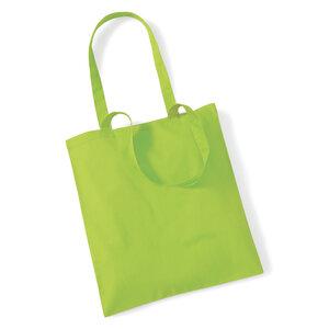 Westford Mill WM101 - Promo shoulder tote Limonkowa zieleń