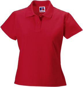 Russell RU577F - LADIES' ULTIMATE COTTON POLO Klasyczna czerwień