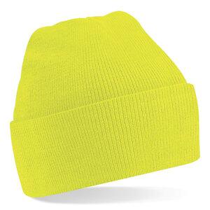 Beechfield BF045 - Original Cuffed Beanie Fluorescencyjny żółty