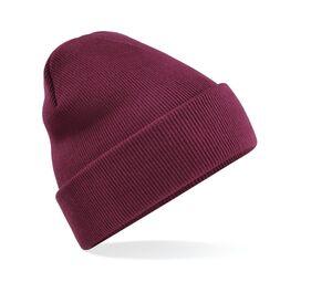 Beechfield BF045 - Original Cuffed Beanie Burgundowy