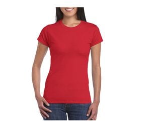 Gildan GN641 - Delikatny T-shirt- SoftStyle Czerwony
