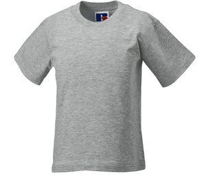 Russell JZ180 - Klasyczny T-shirt z bawełny ring-spun Jasny oksford