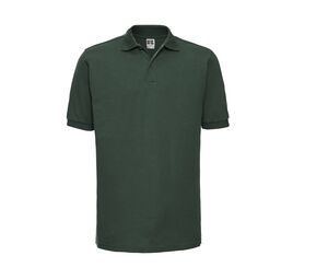 Russell JZ599 - Bardzo stylowa męska koszula polo. Butelkowa zieleń