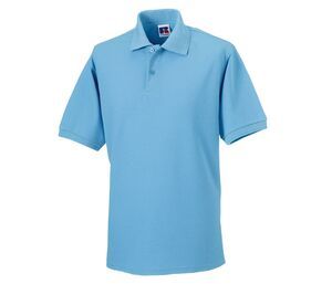 Russell JZ599 - Bardzo stylowa męska koszula polo. Niebo