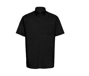 Russell Collection JZ933 - Łatwa w pielęgnacji koszula z krótkim rękawem Czarny