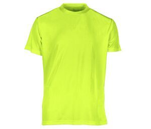 Sans Étiquette SE100 - Sportowy T-shirt bez nadruku Żółty neon 