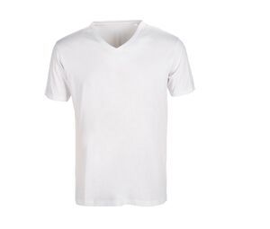 Sans Étiquette SE683 - T-shirt w szpic dla mężczyzny. Bez marki Biały