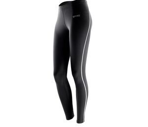 Spiro SP51F - Damskie legginsy joggingowe Czarny