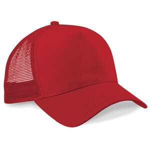 Beechfield BF640 - Old-schoolowa czapka Classic Red/Classic Red