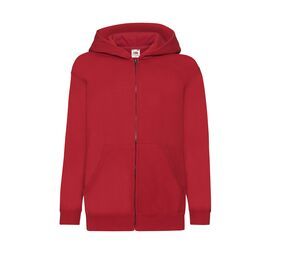 Fruit of the Loom SC379 - Hooded Sweat Jacket (62-045-0) Czerwony