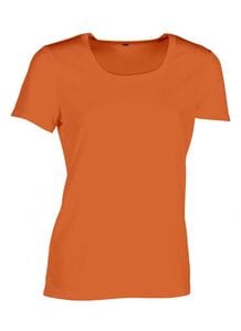 Sans Étiquette SE101 - Koszulka bez logo damska Fluorescencyjny pomarańcz