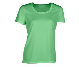 Sans Étiquette SE101 - Koszulka bez logo damska Limonkowy