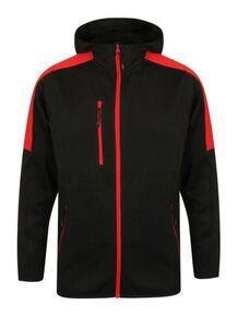 Finden & Hales LV622 - Adult's Active Softshell Jacket Czarno/Czerwony