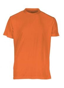 Sans Étiquette SE100 - Sportowy T-shirt bez nadruku Fluorescencyjny pomarańcz