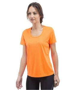Sans Étiquette SE101 - Koszulka bez logo damska Fluorescencyjny Róż