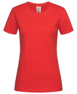 Stedman STE2620 - Ekologiczna koszulka Stedman Classic-T dla kobiet Szkarłatna czerwień