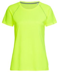 Stedman STE8130 - T-shirt z reglanowymi rękawami dla niej Cyber żółty