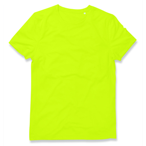 Stedman STE8400 - Koszulka męska z okrągłym dekoltem Stedman - ACTIVE 140 Cyber żółty