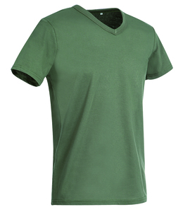 Stedman STE9010 - Koszulka męska z dekoltem w szpic Stedman - BEN Militarna zieleń
