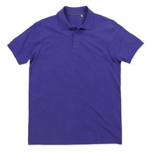 Stedman STE9060 - Męska koszulka polo z krótkim rękawem Stedman - HARPER Głęboki liliowy