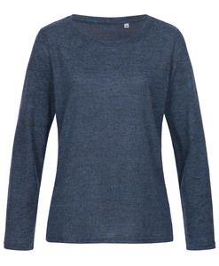 Stedman STE9180 - Damski sweter z długim rękawem Stedman- KNIT Mieszanka niebieskiej marynarki