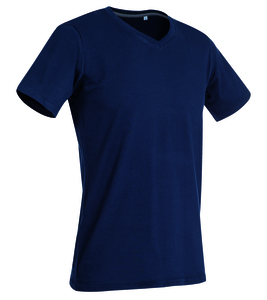 Stedman STE9610 - Koszulka męska z dekoltem w szpic Stedman - CLIVE Niebieska marynarka