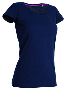 Stedman STE9700 - Koszulka damska z okrągłym dekoltem Stedman - CLAIRE Niebieska marynarka