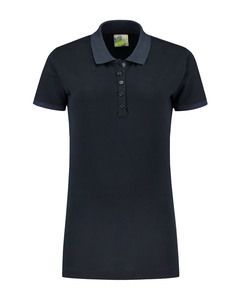 Lemon & Soda LEM3570 - Basic Polo dla niej z mieszanki bawełny i elastanu