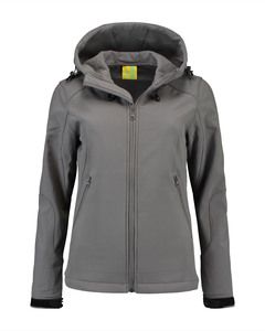 Lemon & Soda LEM3627 - Wiatrówka softshell dla niej Perłowa szarość