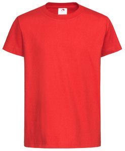 Stedman STE2220 - Ekologiczna koszulka dziecięca z krótkim rękawem Stedman - Classic-T Szkarłatna czerwień