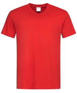 Stedman STE2300 - Koszulka męska z dekoltem w serek SS Stedman Classic-T Szkarłatna czerwień