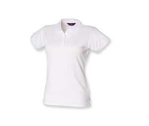 Henbury HY476 - Oddychająca damska koszulka polo Biały
