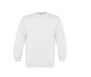 B&C BC501 - Dziecięca bluza 80/20 proste rękawy 2 Biały