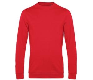 B&C BCU01W - Bluza z okrągłym dekoltem # Czerwony