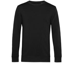 B&C BCU31B - Organiczna bluza z okrągłym dekoltem Black Pure