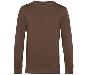 B&C BCU31B - Organiczna bluza z okrągłym dekoltem Mocha