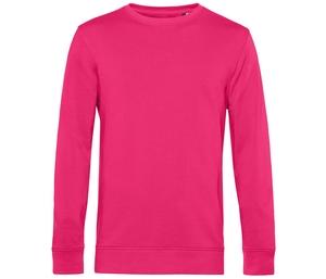 B&C BCU31B - Organiczna bluza z okrągłym dekoltem Magenta Pink