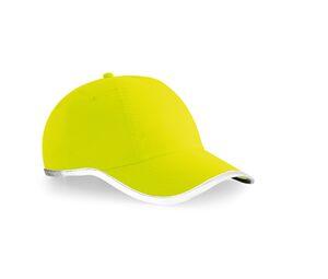Beechfield BF035 - Reinforced high-visibility cap Fluorescencyjny żółty