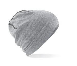 Beechfield BF366 - Hemsedal cotton beanie Szaro/czarny